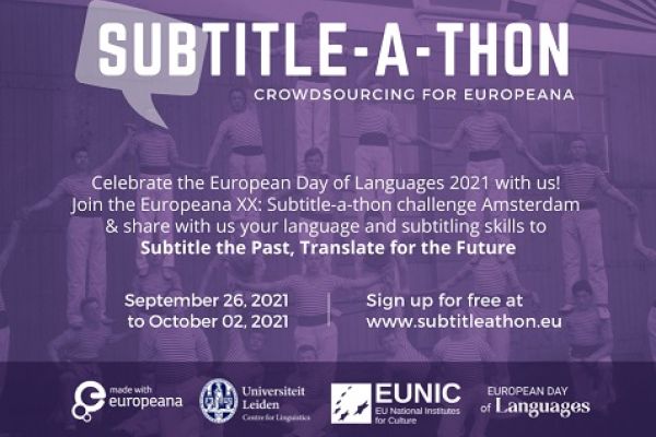 Europeana XX: Subtitle-a-thon Challenge Amsterdam